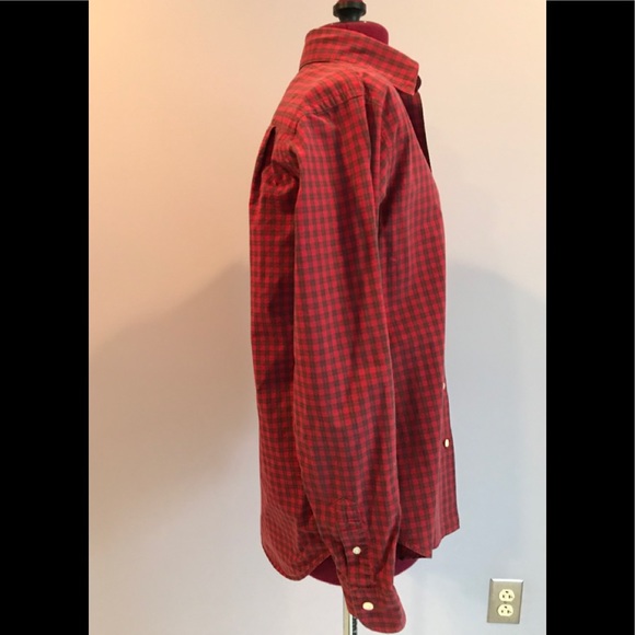 BrooksBros Red Plaid Shirt - Picture 5 of 8